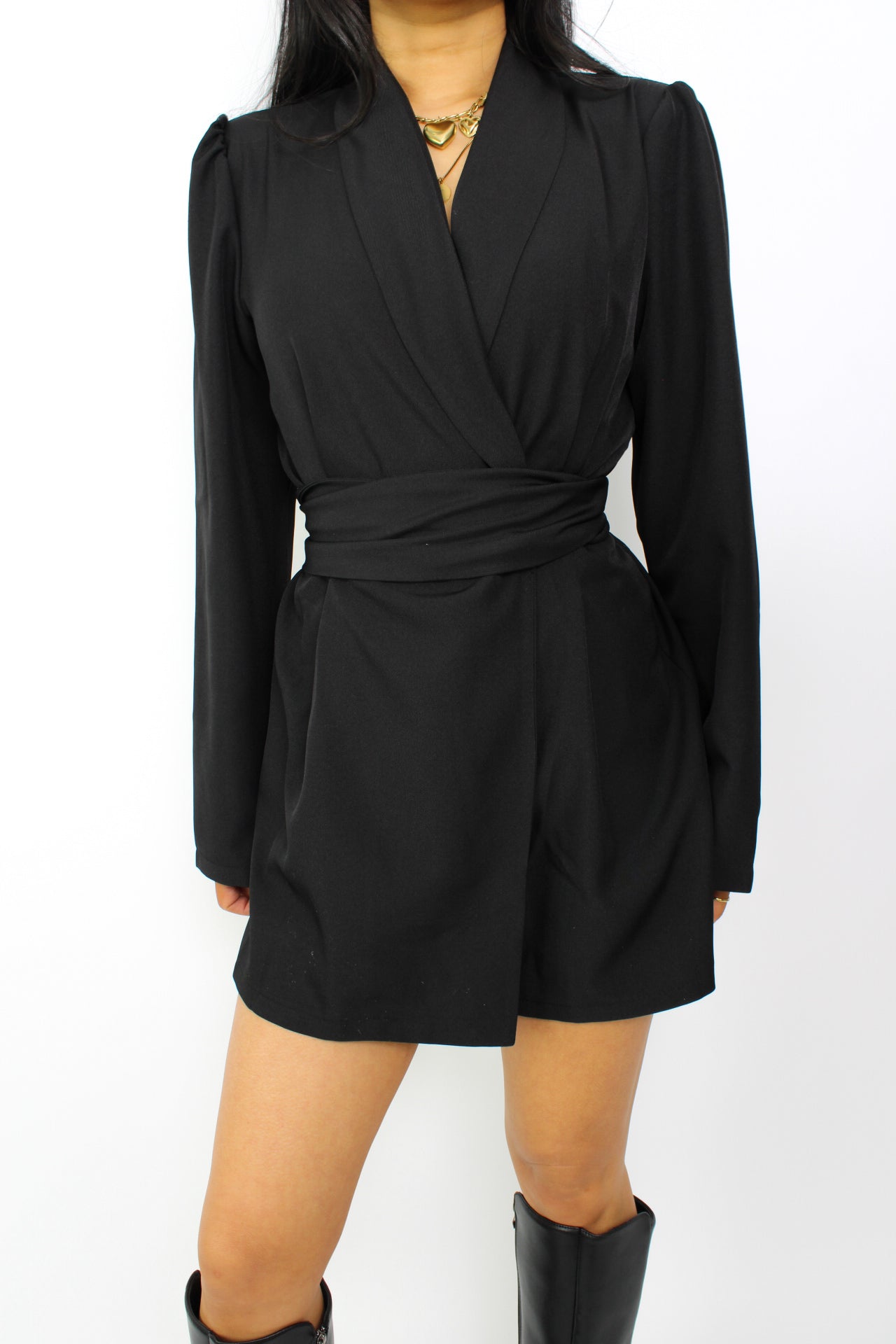 ZARA PLAYSUIT - BLACK
