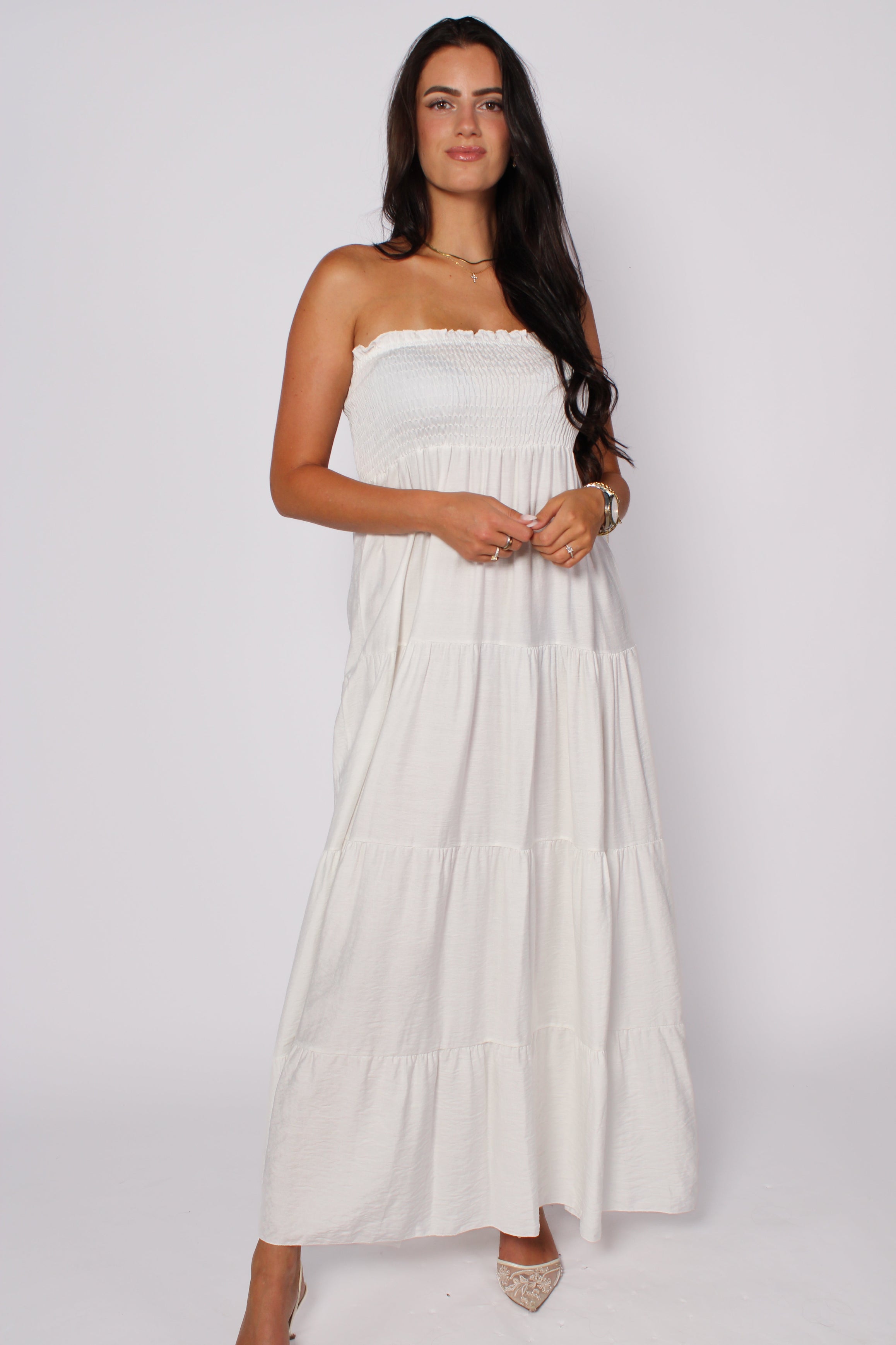 MADISON DRESS - WHITE