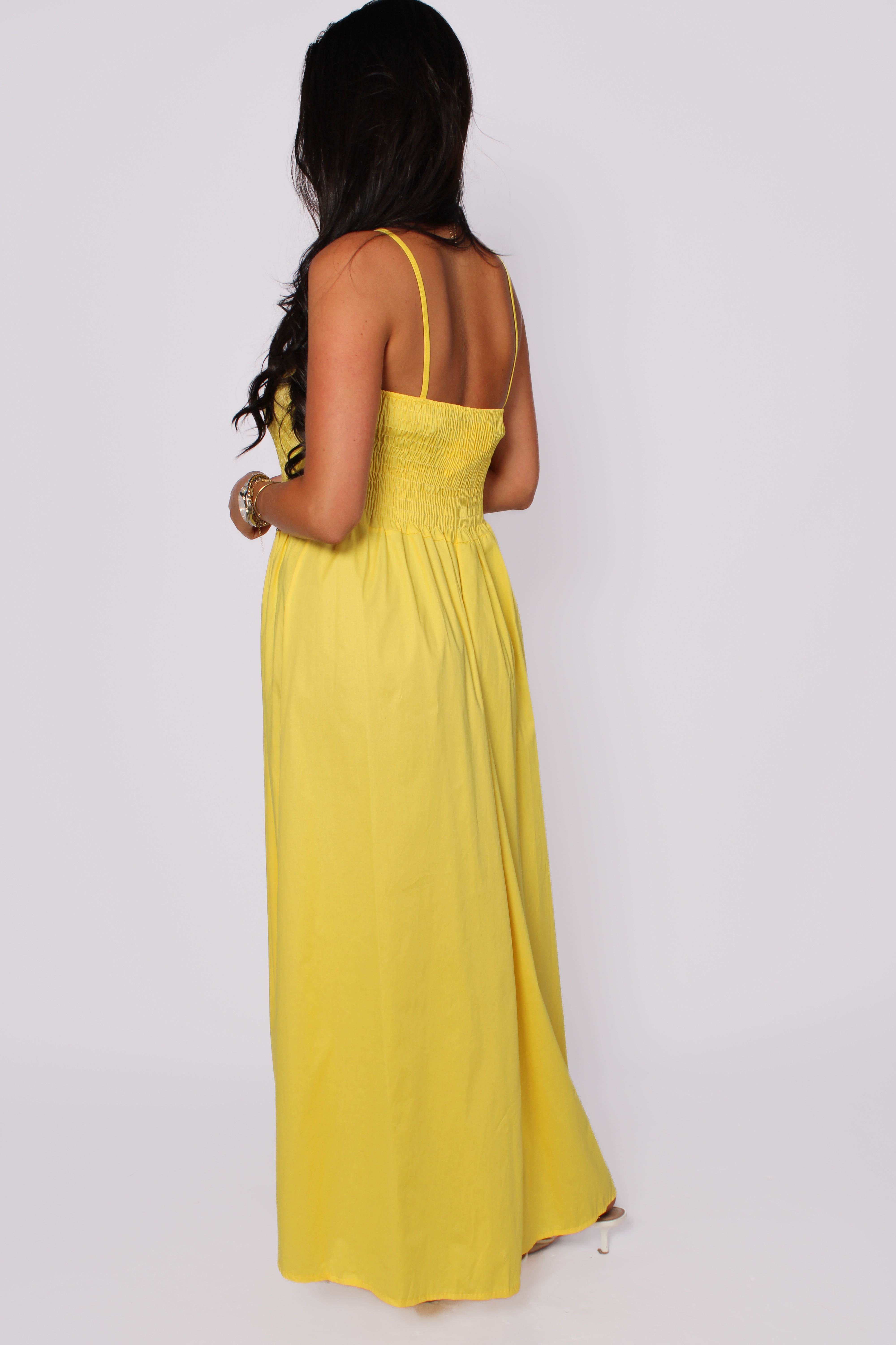 LILY DRESS - YELLOW