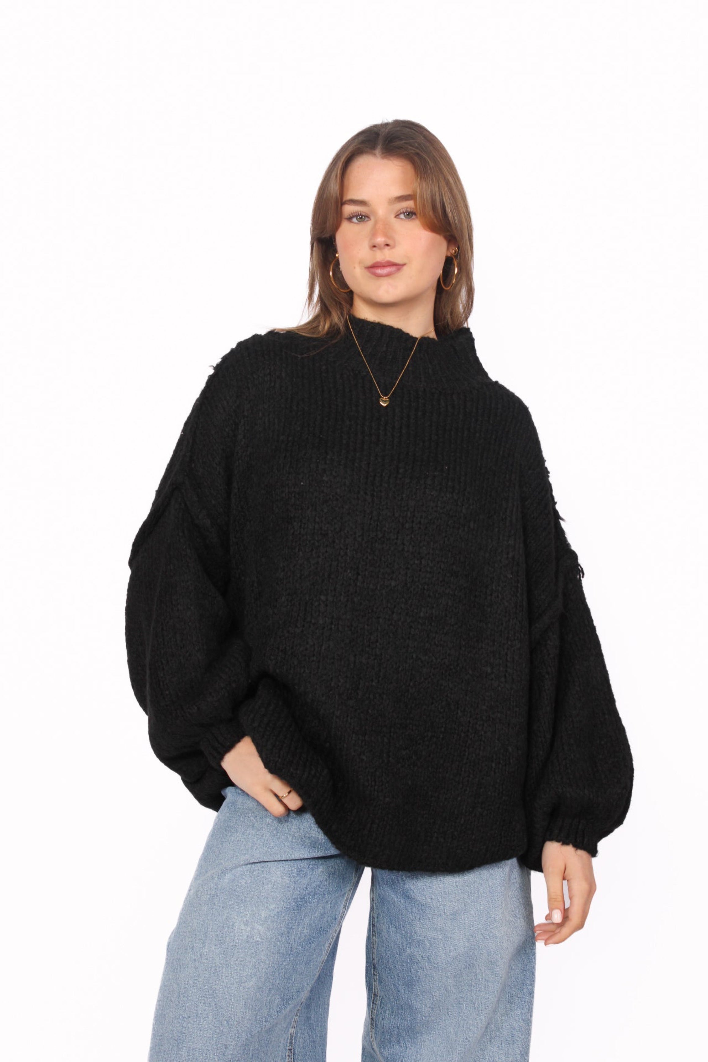 HUG ME TIGHT KNIT - BLACK