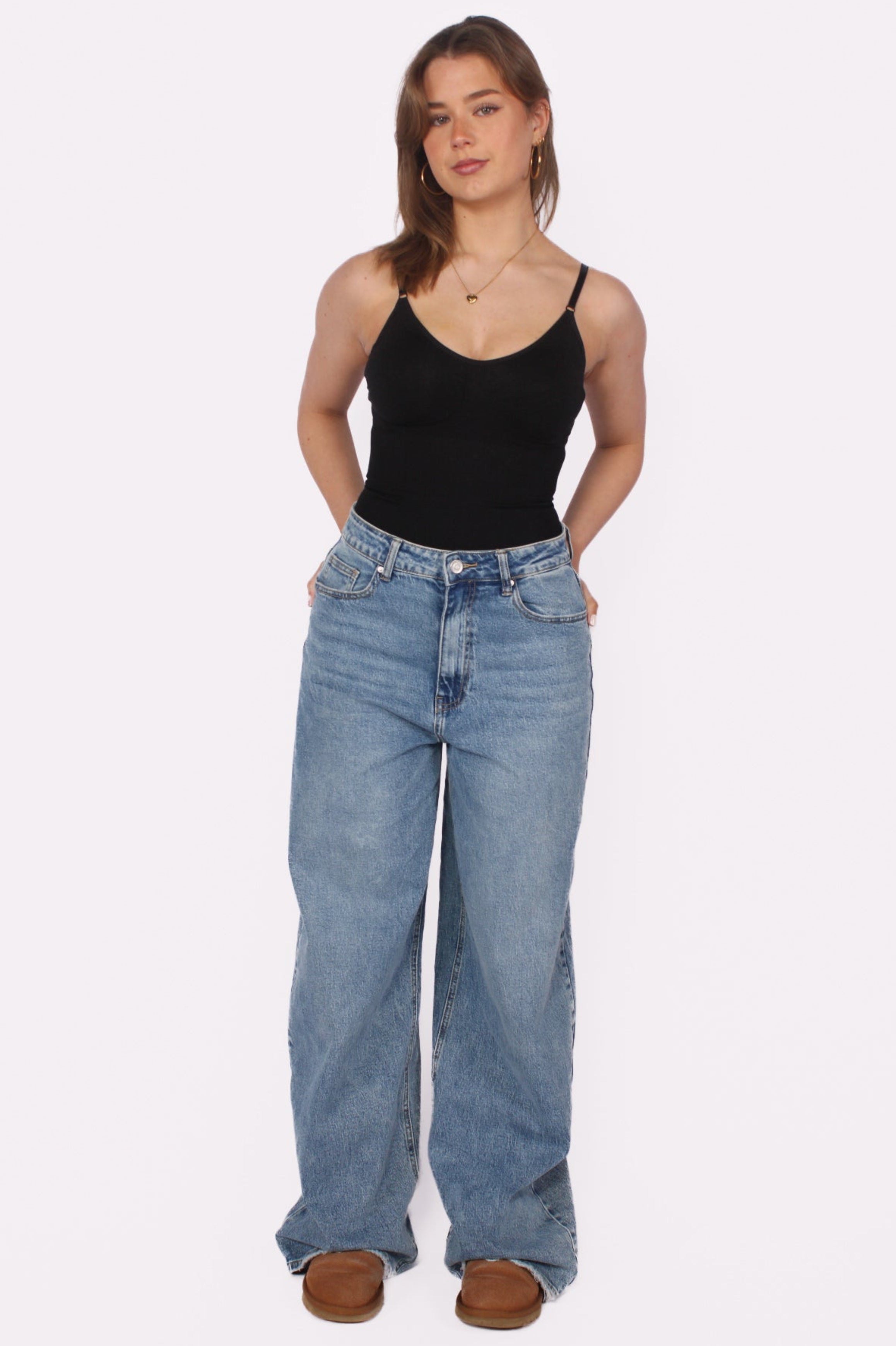 ''TALL'' BAGGY JEANS 3855-1 - DENIM