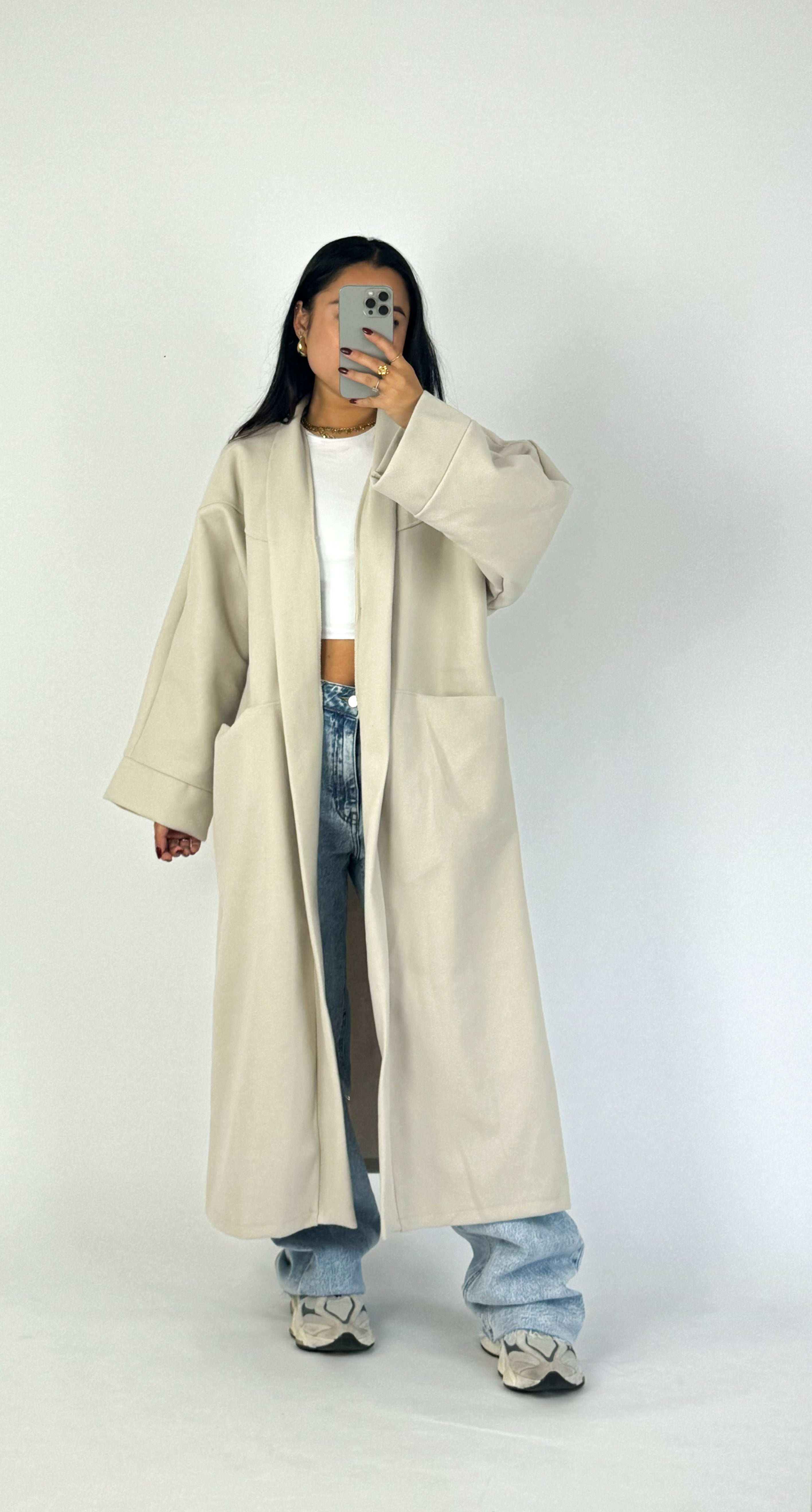 NYLA KIMONO - BEIGE