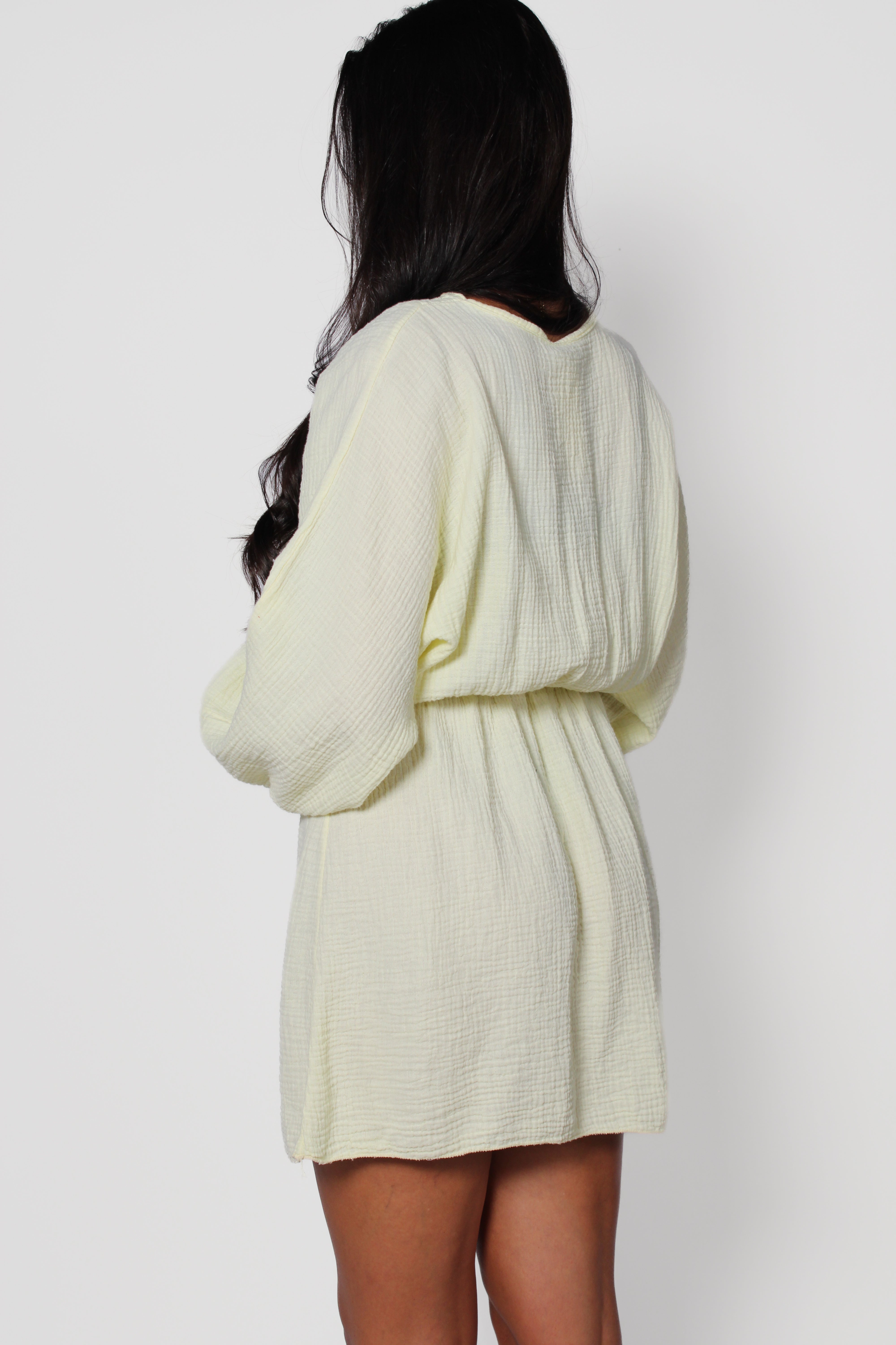 ANASTASIA DRESS - BUTTER YELLOW