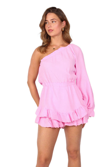 ONE SHOULDER PLAYSUIT