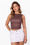 POLKA BACKLESS TOP