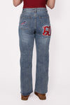 STRAIGHT LEG JEANS 66209 - DENIM