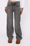 WIDE LEG JEANS G90Y - GREY