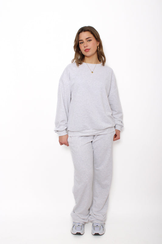 ''TALL'' COMFY BREEZE TRACKSUIT - GREY MARL