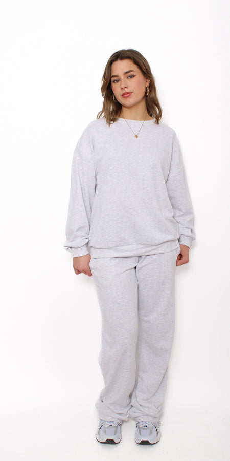 ''TALL'' COMFY BREEZE TRACKSUIT - GREY MARL