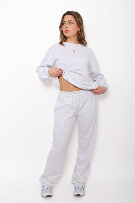 ''TALL'' COMFY BREEZE TRACKSUIT - GREY MARL