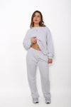 ''TALL'' COMFY BREEZE TRACKSUIT - GREY MARL