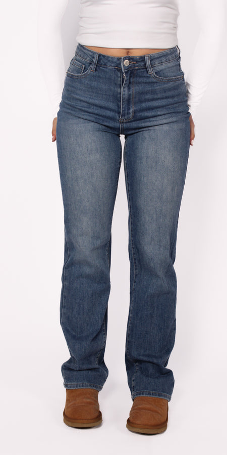 “TALL'' STRAIGHT LEG JEANS 6272-6- DENIM
