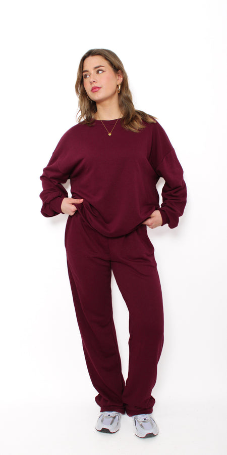 ''TALL'' COMFY BREEZE TRACKSUIT - BERRY