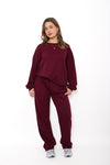 ''TALL'' COMFY BREEZE TRACKSUIT - BERRY