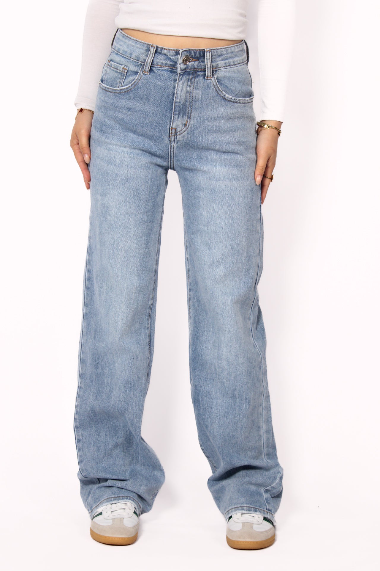 PRE ORDER 11 MAART! WIDE LEG JEANS G89Y - DENIM