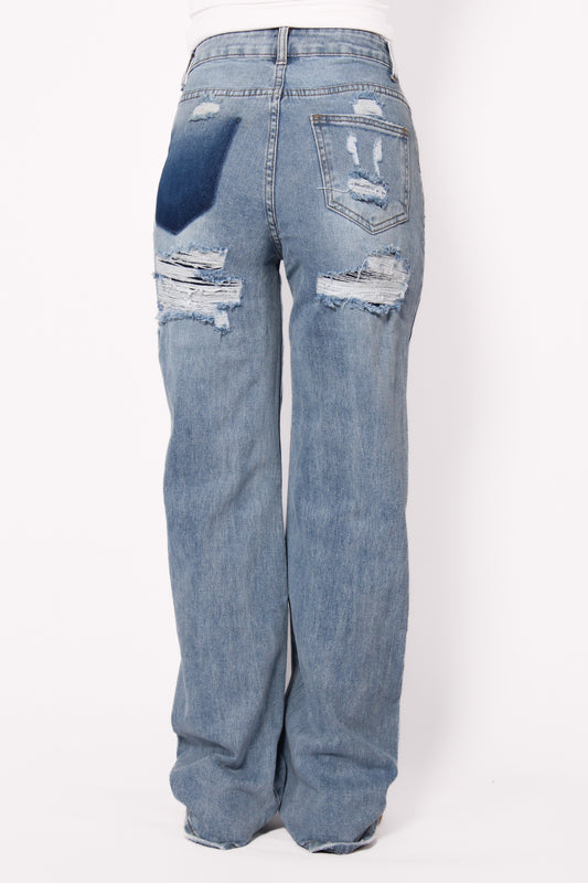 WIDE LEG JEANS G89Y - DENIM