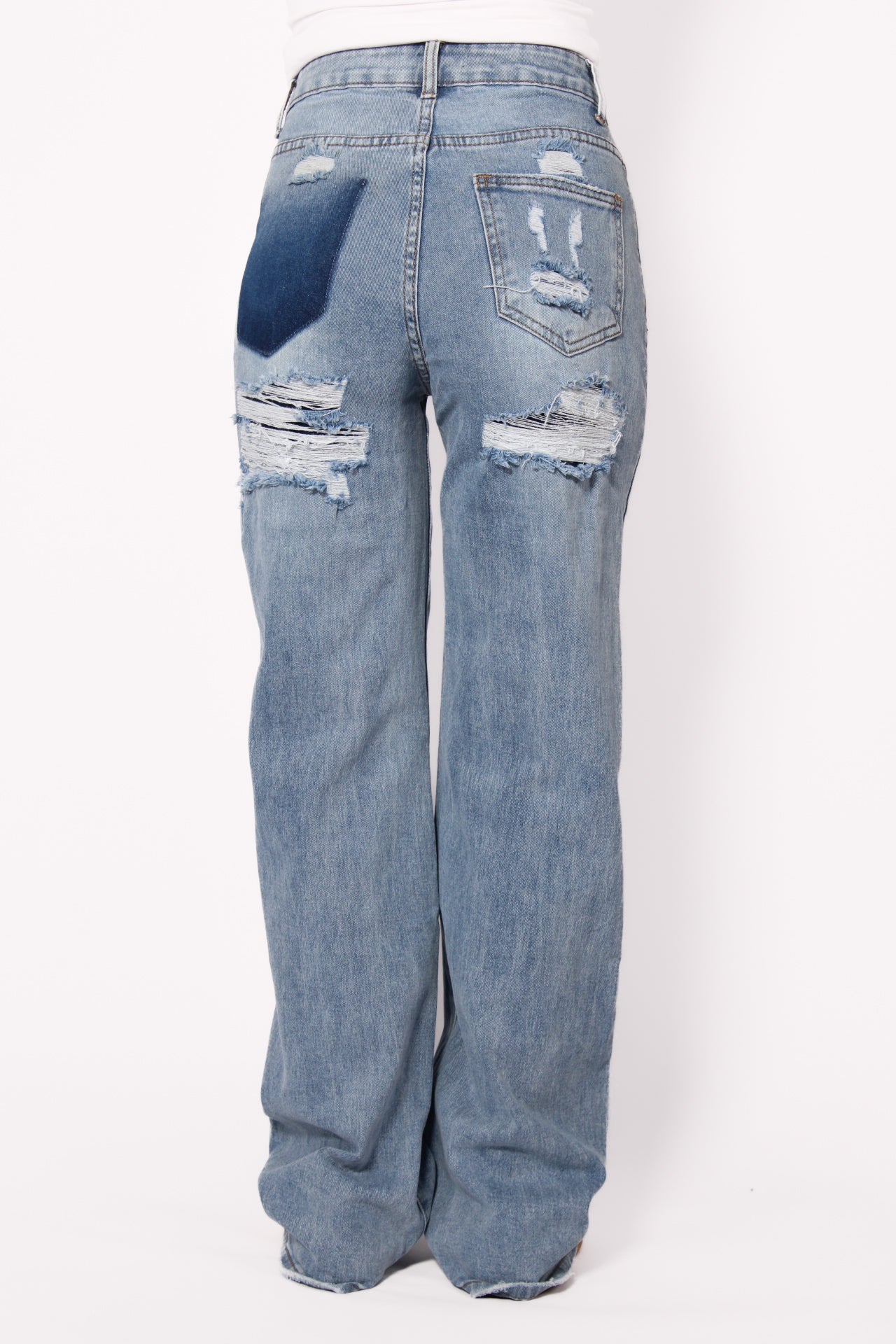 PRE ORDER 11 MAART! WIDE LEG JEANS G89Y - DENIM