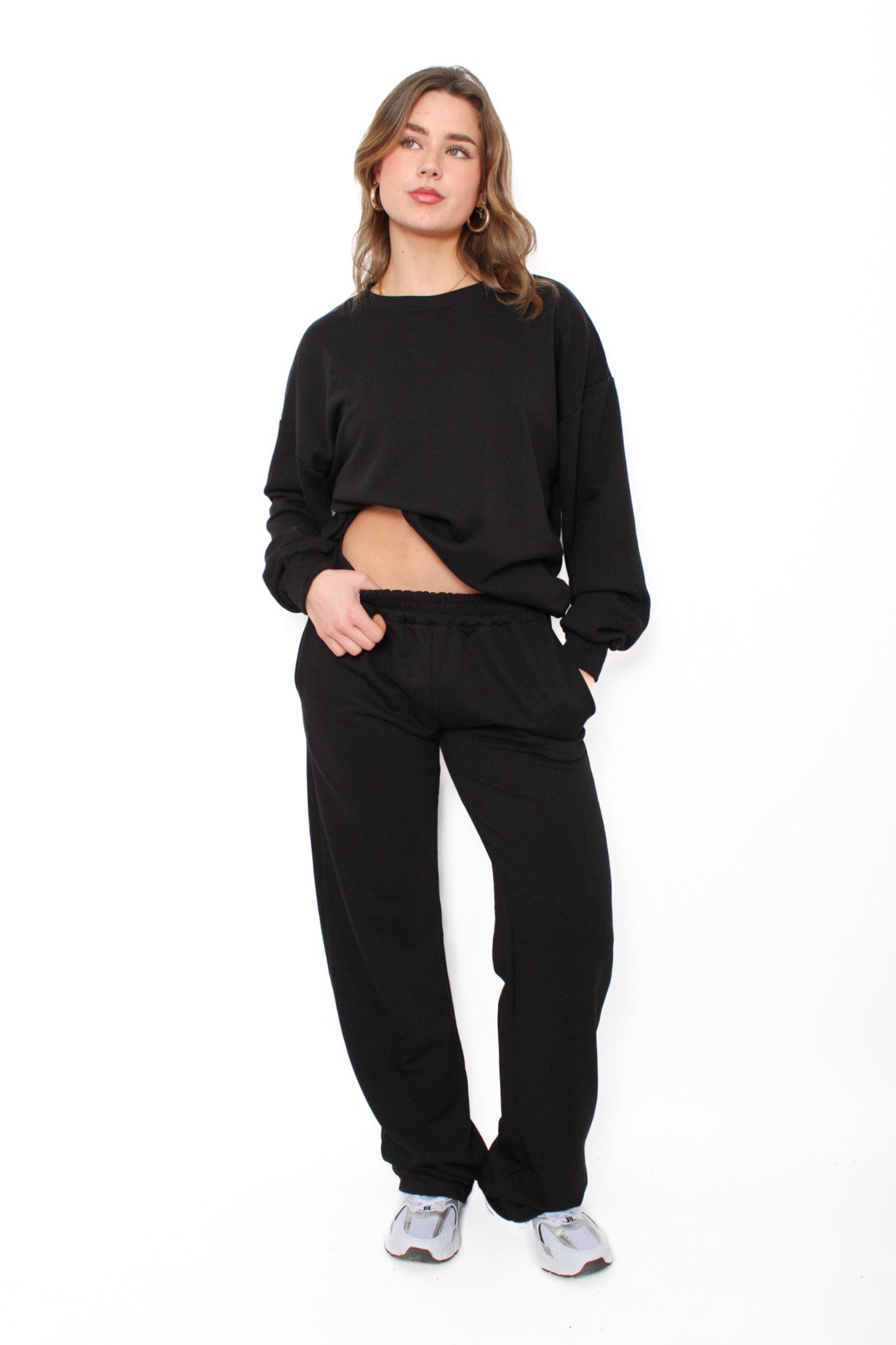 ''TALL'' COMFY BREEZE TRACKSUIT - BLACK