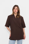 OVERSIZED CHIC BLAZER SHORT SLEEVE