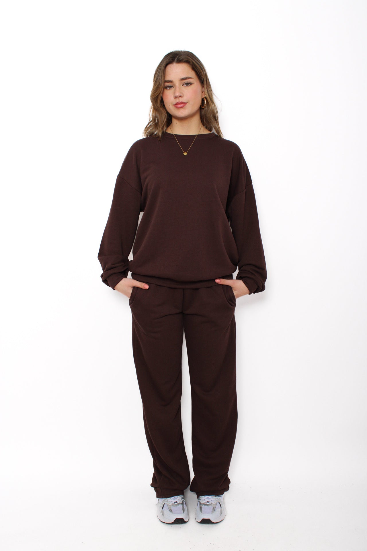 ''TALL'' COMFY BREEZE TRACKSUIT - BROWN