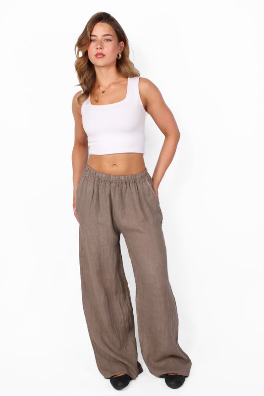 PURE LINEN TROUSER