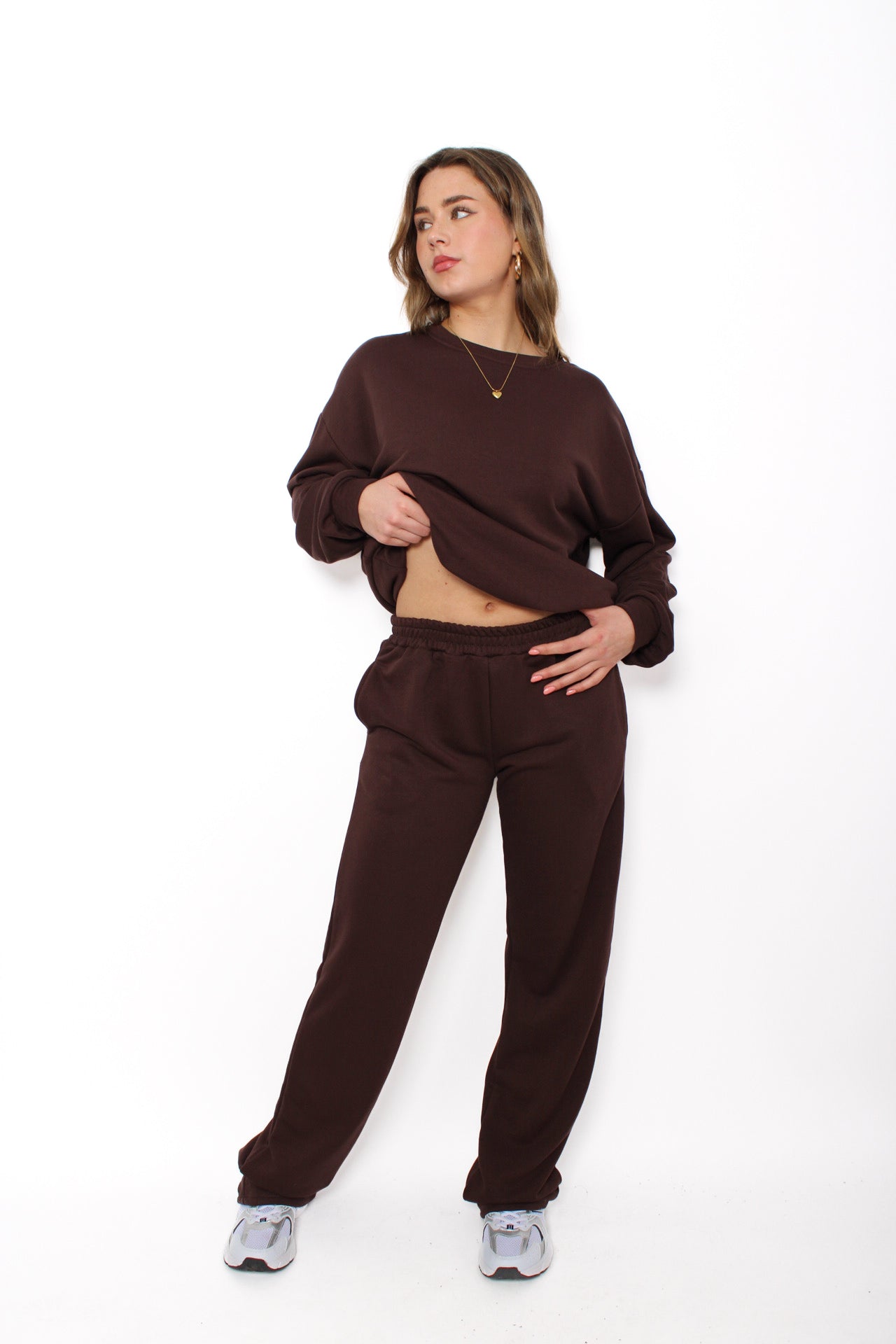 ''TALL'' COMFY BREEZE TRACKSUIT - BROWN