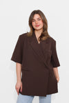 OVERSIZED CHIC BLAZER SHORT SLEEVE