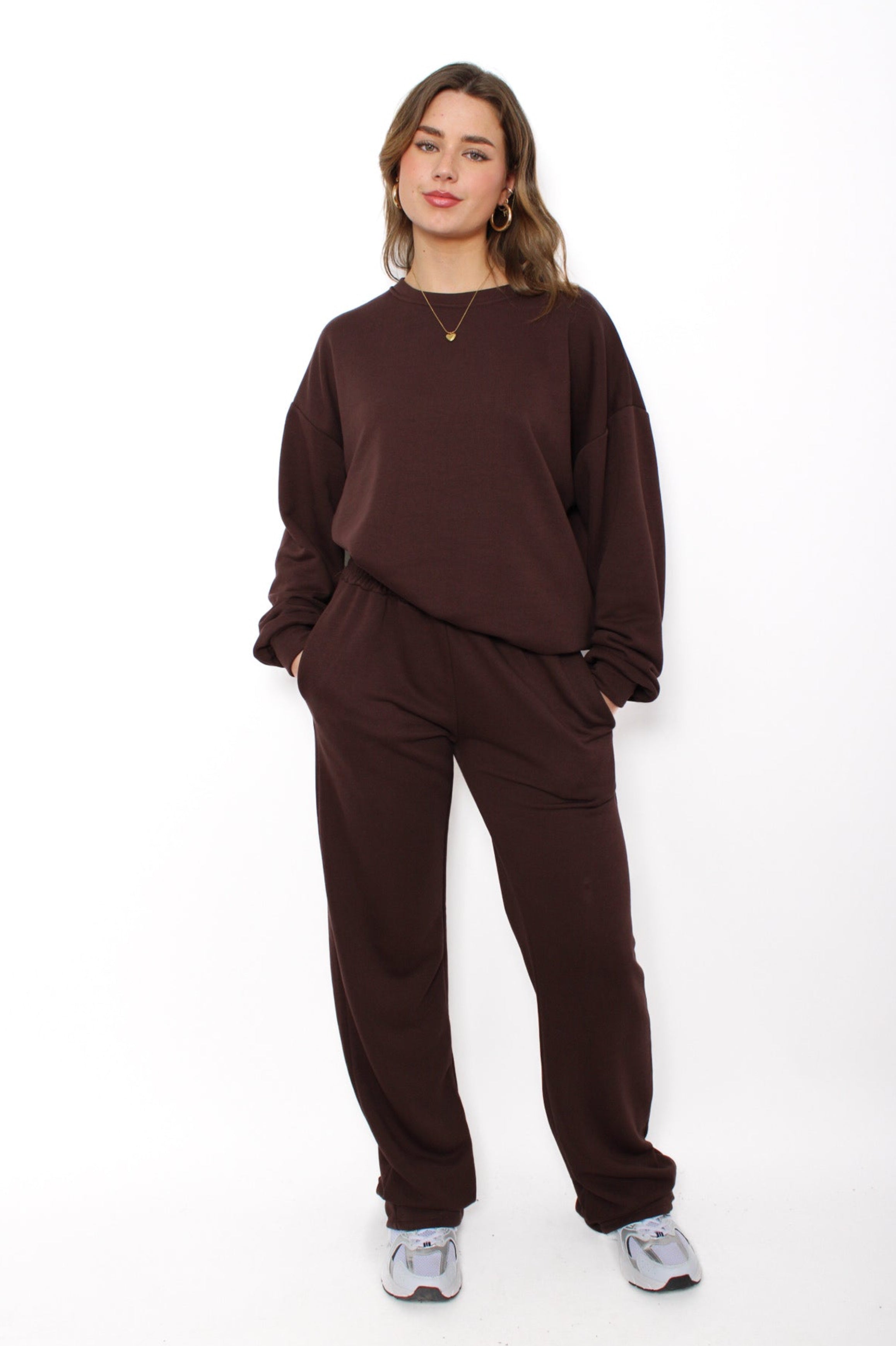 ''TALL'' COMFY BREEZE TRACKSUIT - BROWN