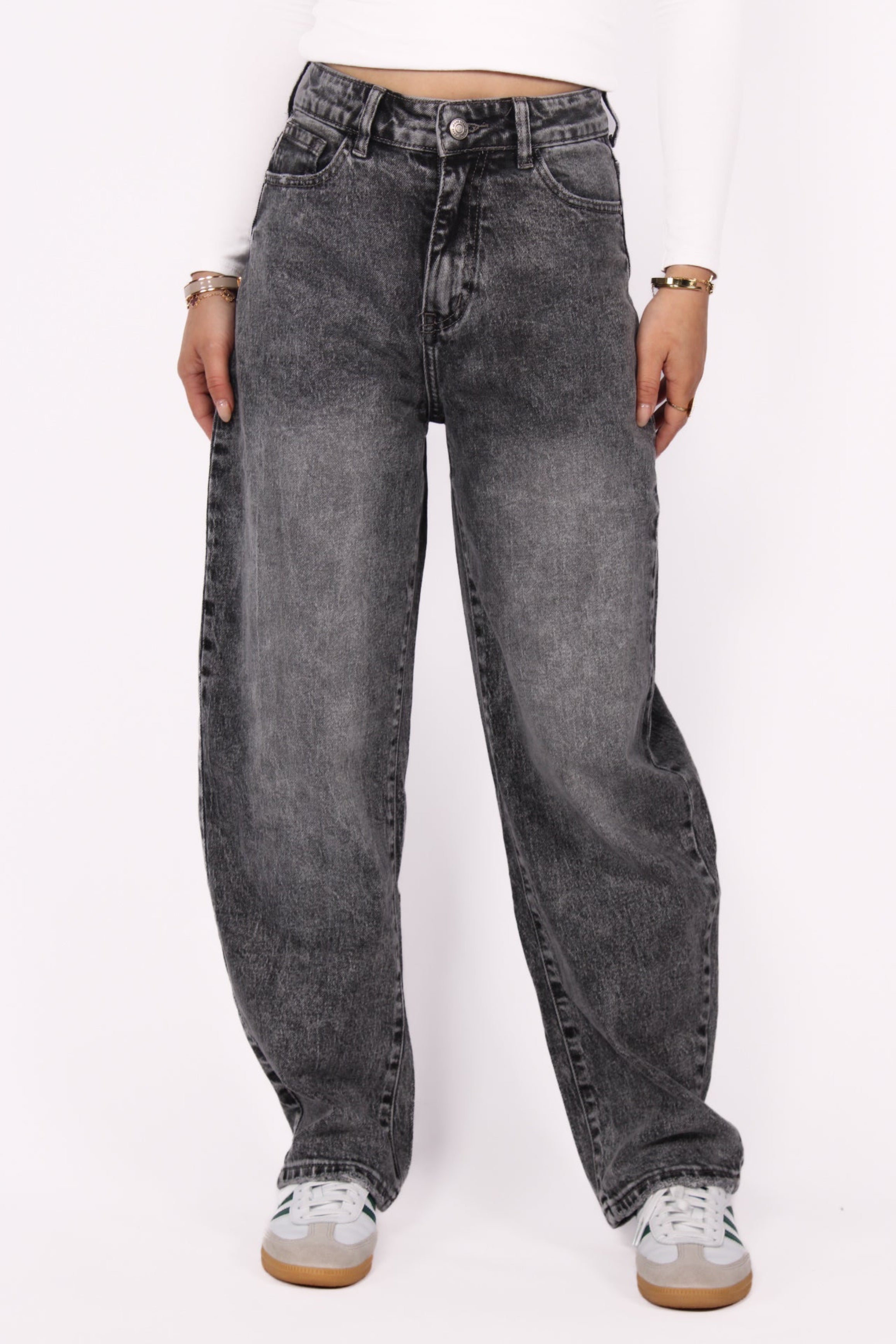 BALLOON JEANS 8196 - GREY