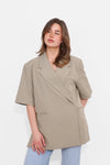 OVERSIZED CHIC BLAZER SHORT SLEEVE