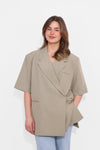 OVERSIZED CHIC BLAZER SHORT SLEEVE