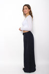 MADISON PINSTRIPE TROUSER - NAVY