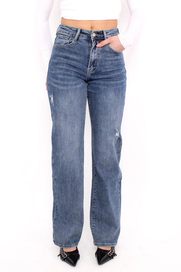 ''TALL'' WIDE LEG JEANS 6320-9 - DENIM