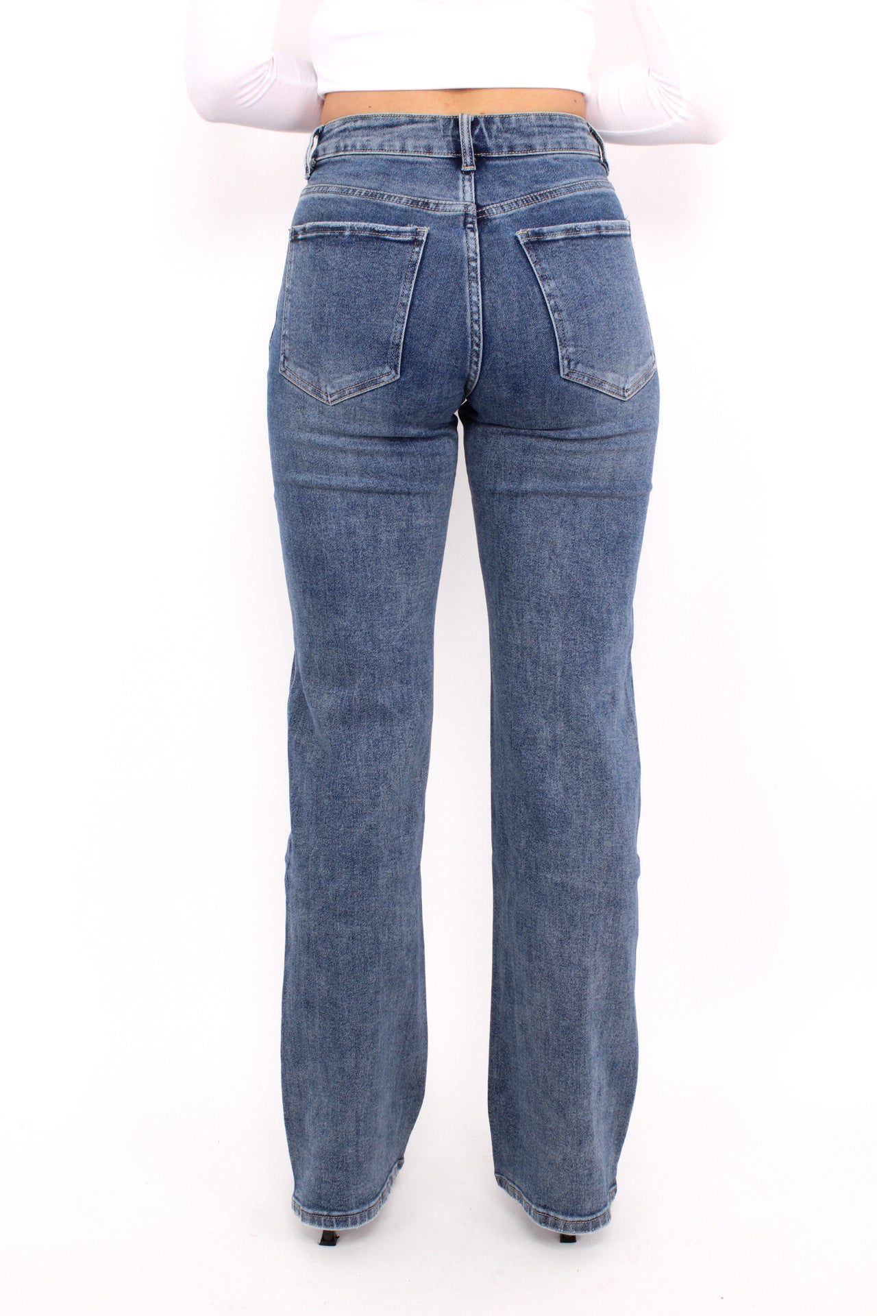PRE ORDER 11 MAART! ''TALL'' WIDE LEG JEANS 6320-9 - DENIM