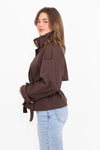 HIGH NECK TRENCHCOAT