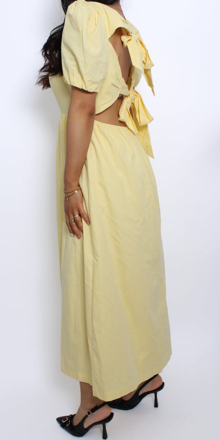 DANDELIONS DRESS - BUTTER YELLOW