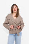 HIGH NECK TRENCHCOAT