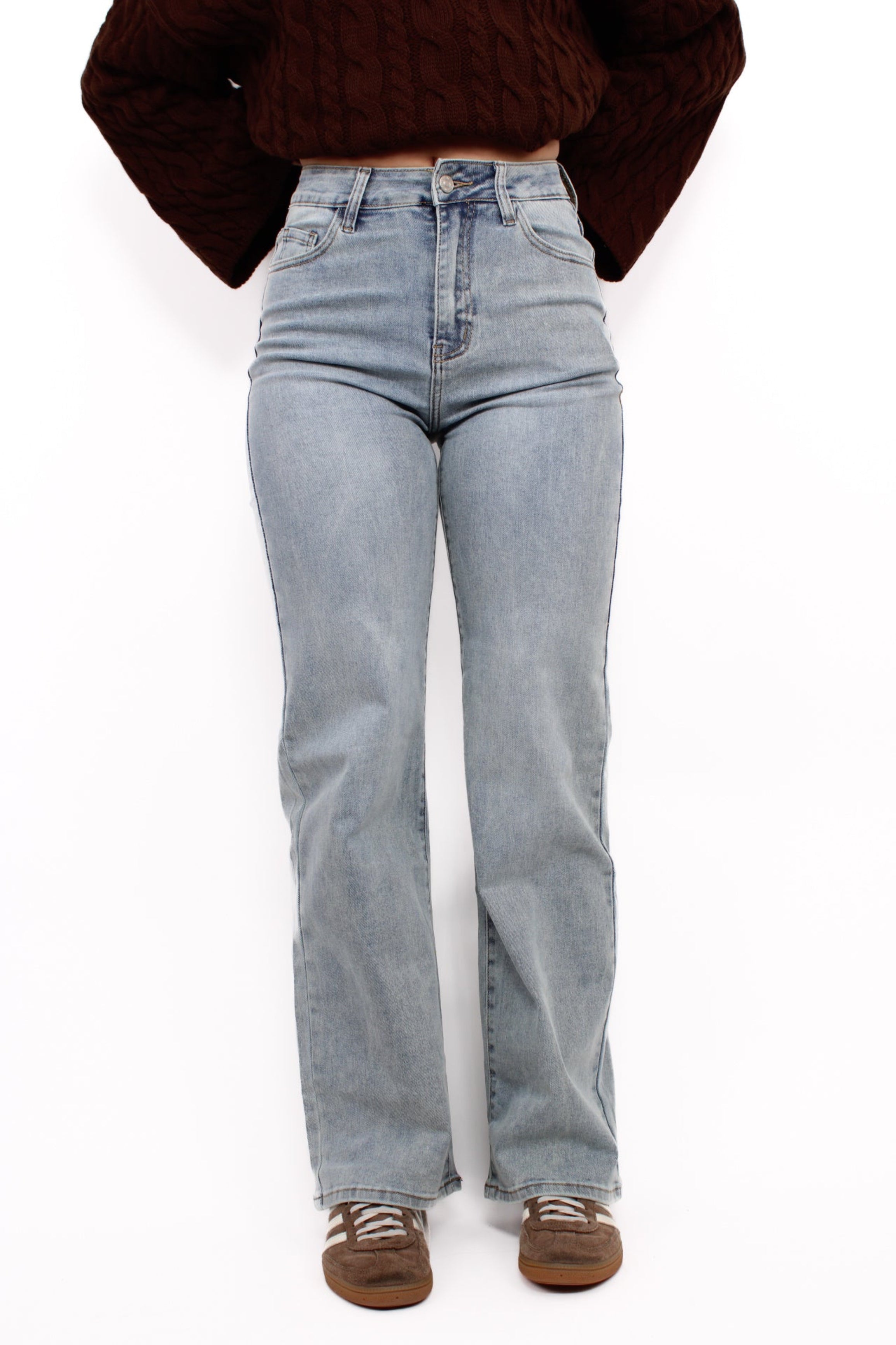 WIDE LEG JEANS 896-3 - LIGHT DENIM