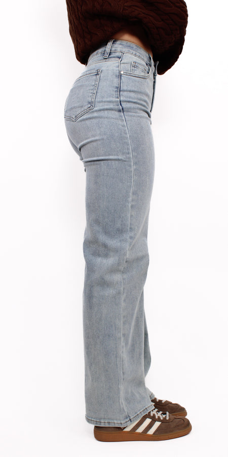 WIDE LEG JEANS 896-3 - LIGHT DENIM