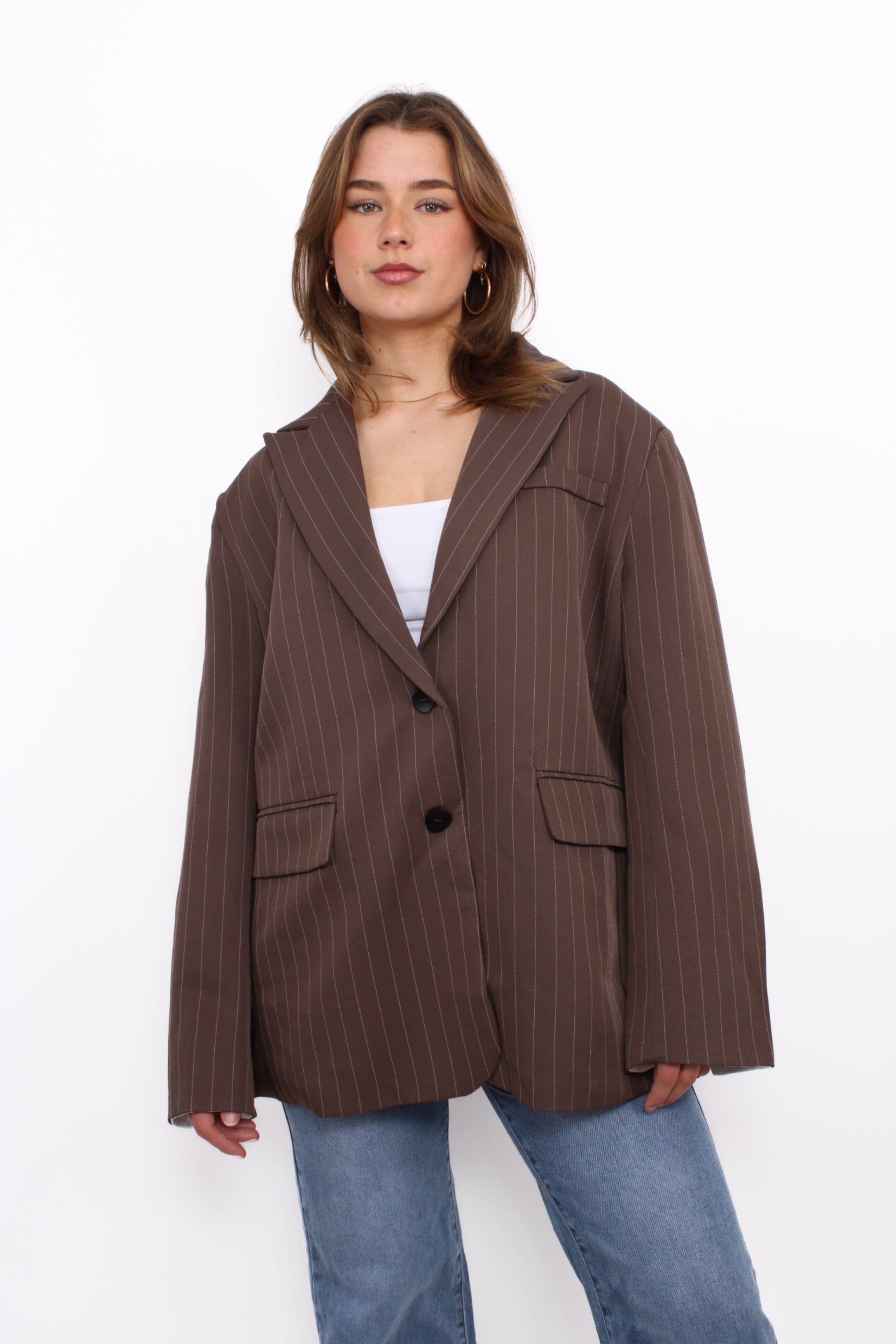BROOKE BLAZER - MOCHA
