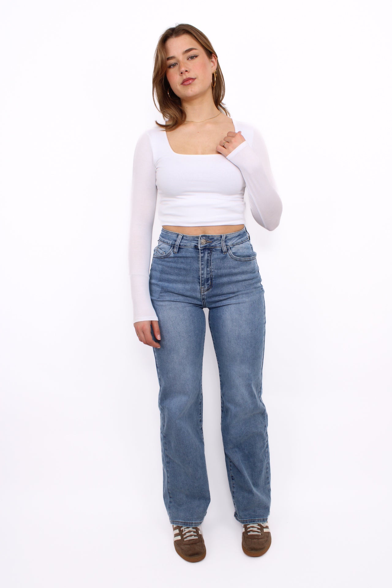 WIDE LEG JEANS 896-2 - DENIM