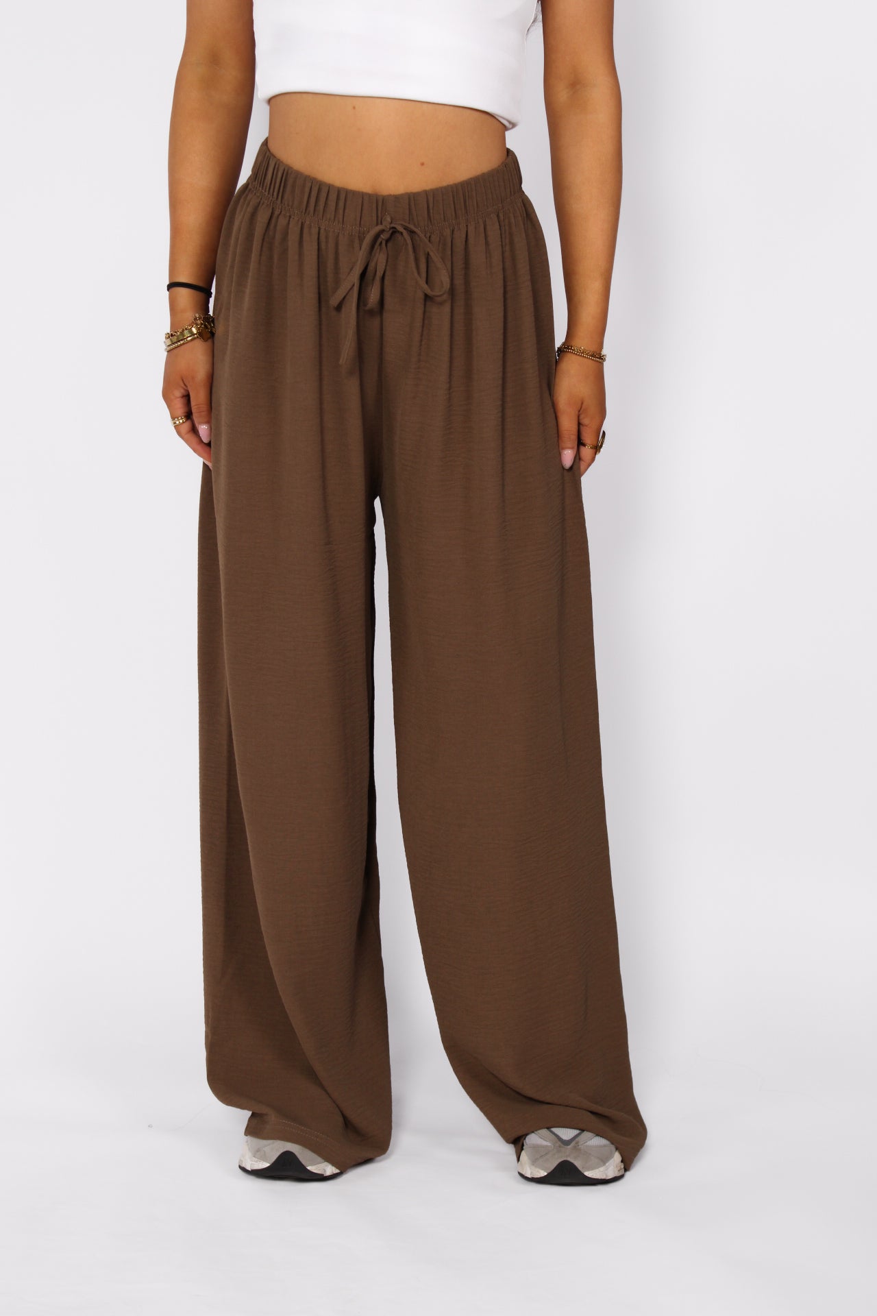 SOFT FLOW PANTS - BROWN