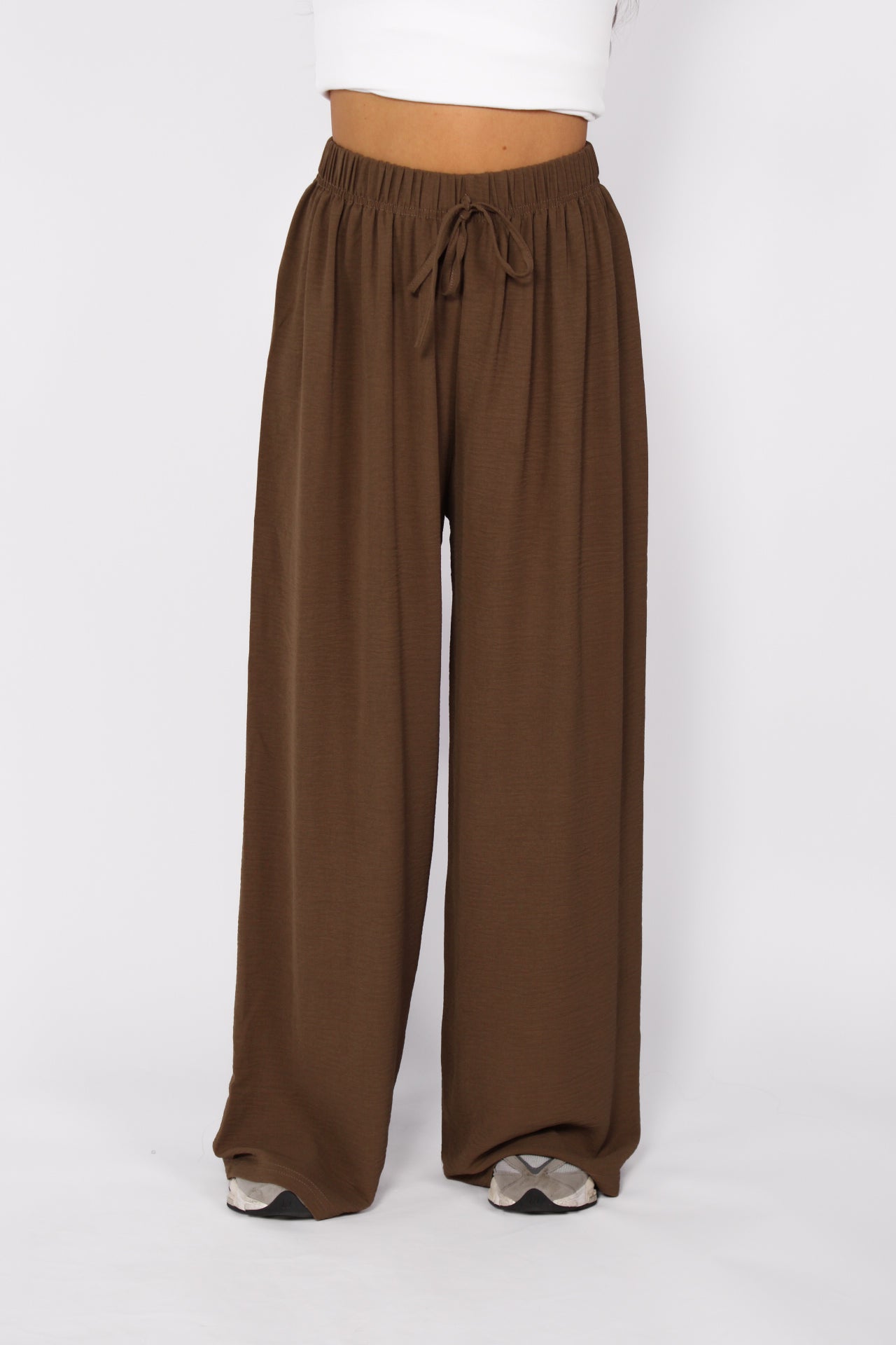 SOFT FLOW PANTS - BROWN