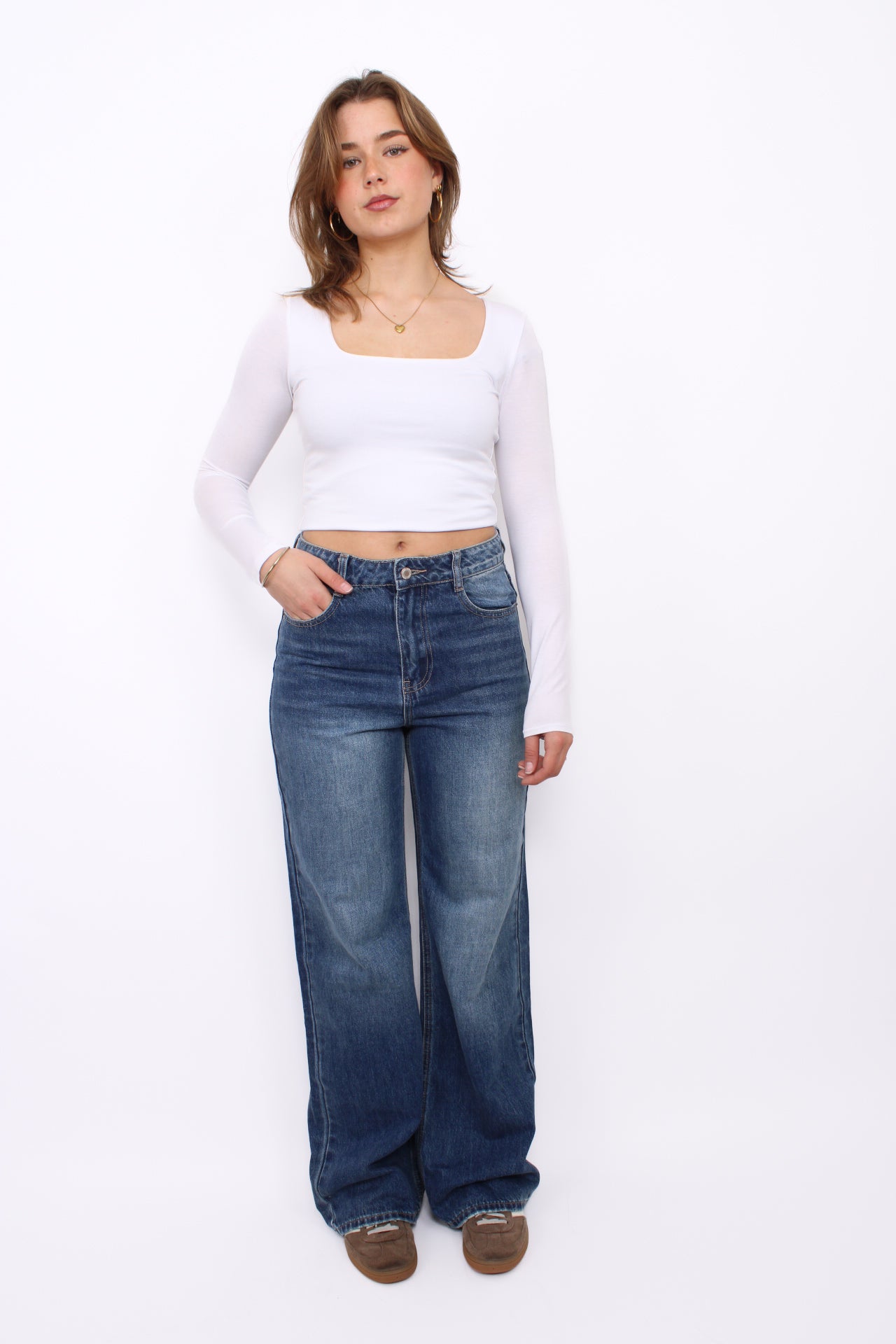 NEW YORK WIDE LEG JEANS 6020 - DENIM
