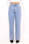 WIDE LEG JEANS 3362-6 - LIGHT DENIM