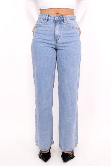 WIDE LEG JEANS 3362-6 - LIGHT DENIM