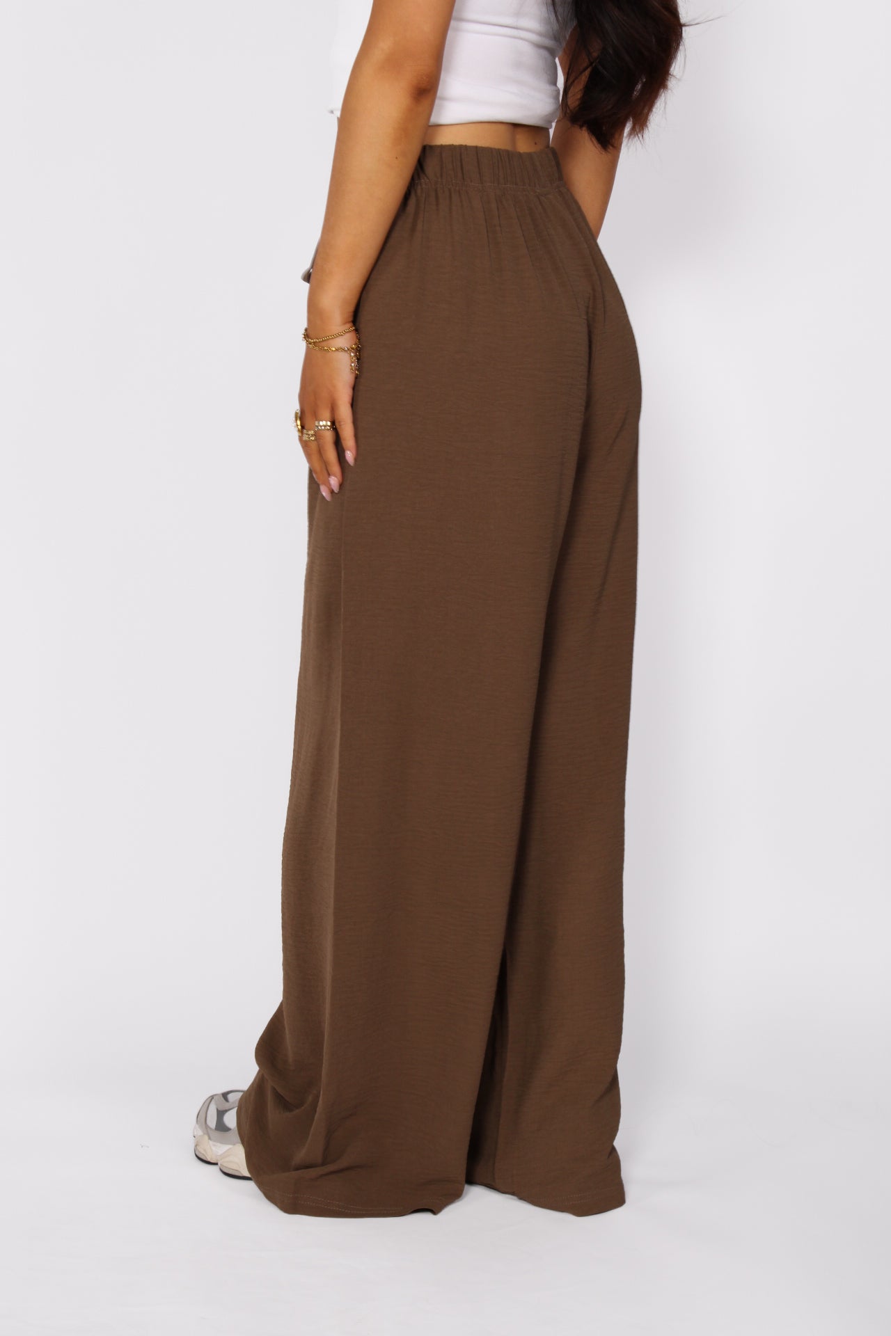 SOFT FLOW PANTS - BROWN