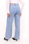 WIDE LEG JEANS 3362-6 - LIGHT DENIM