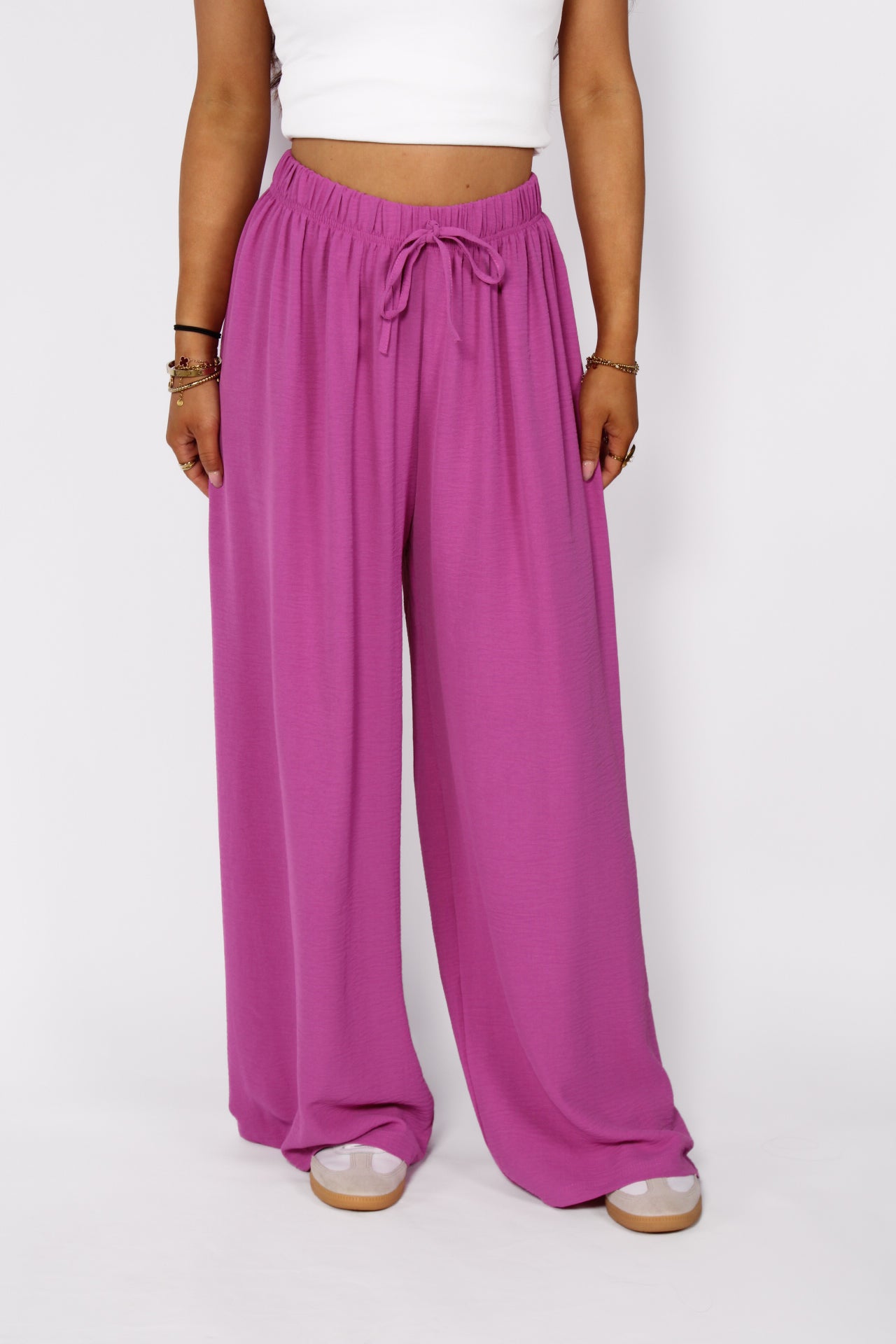 SOFT FLOW PANTS - MAGENTA