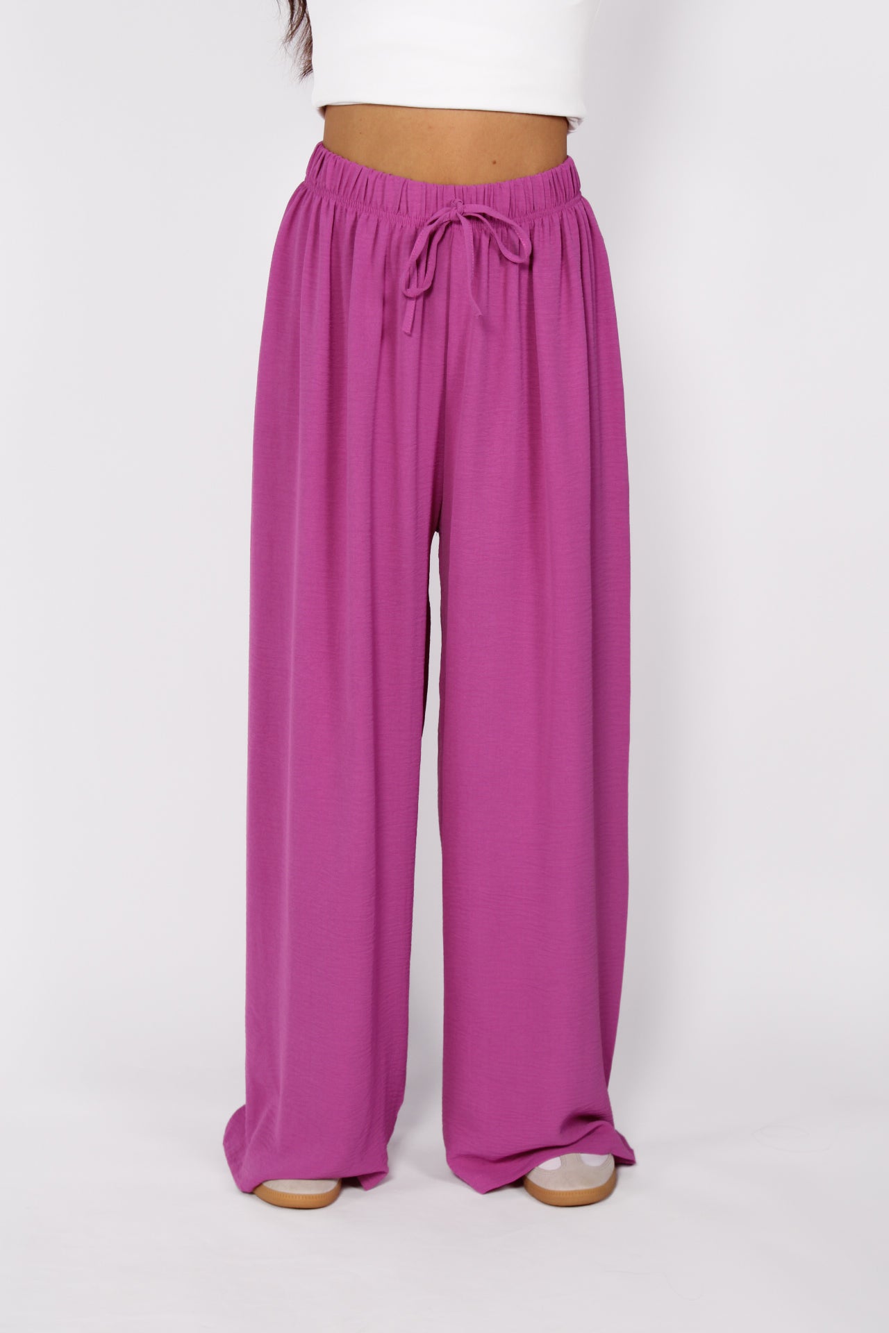 SOFT FLOW PANTS - MAGENTA